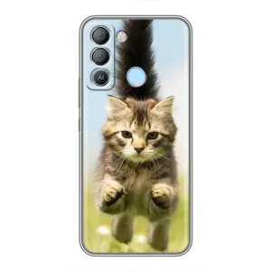 Чохли з Котиками для TECNO Pop 5 LTE (VPrint) (Прижок кота)