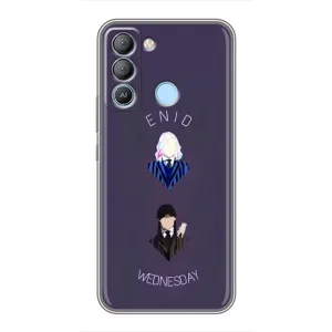 Чохли Венсдей на TECNO Pop 5 LTE Уенсдей (AlphaPrint) (Венздей і подруга)