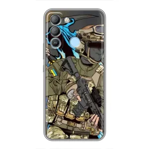 Чехлы с картинкой ЗСУ для TECNO Pop 5 LTE (AlphaPrint)