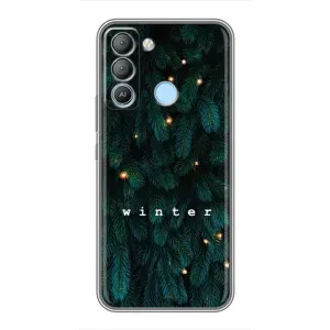 Новорічні, Святкові Чохли для TECNO Pop 5 LTE - 2024 год (Winter)