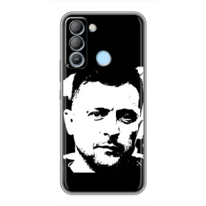 Чохол для TECNO Pop 5 LTE (AlphaPrint - с принтом Зеленського)