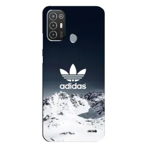 Чехлы Адидас для TECNO Pop 6 Pro (BE8) (AlphaPrint) (Адидас в горах)