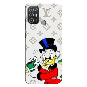 Чехлы для TECNO Pop 6 Pro (BE8) - Скрудж МакДак Louis Vuitton (PREMIUMPrint) (Баксы Скрудж)