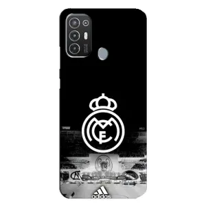 ФК Реал Мадрид чехлы для TECNO Pop 6 Pro (BE8) (AlphaPrint) (эмблема Реал Мадрид)
