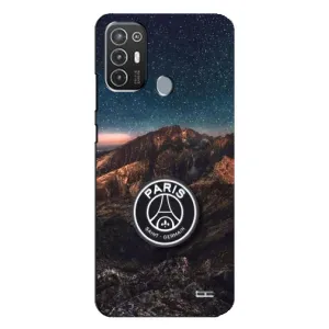 Чехлы PSG для TECNO Pop 6 Pro (BE8) (AlphaPrint) (ФК ПСЖ)