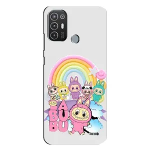 Чехол с Лабубу на TECNO Pop 6 Pro (BE8) (Фон Лабубу)