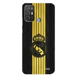 ФК Реал Мадрид чехлы для TECNO Pop 6 Pro (BE8) (AlphaPrint) (фон Реал Мадрид)