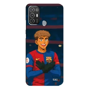 Чехол с футболистом Ламин Ямаль TECNO Pop 6 Pro (BE8) (Футболист Ямаль)