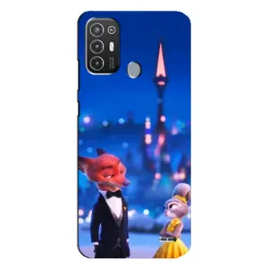 Чехол Зоотрополіс на TECNO Pop 6 Pro (BE8) (Романтический вечер Зверополис)