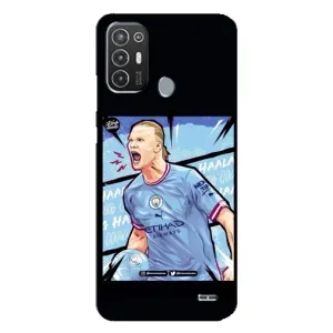 Чохли з футболістом Ерлінг Холанд для TECNO Pop 6 Pro (BE8) (AlphaPrint) (гол Ерлінг Холанд)