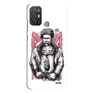 Чехлы для TECNO Pop 6 Pro (BE8) с принтом Тараса Шевченко (AlphaPrint) (Козак Шевченко)