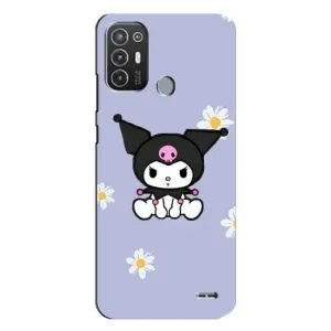 Чехол с кроликом Куроми на TECNO Pop 6 Pro (BE8) (Куроми в цветах)