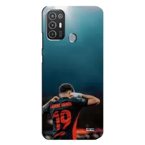 Чехол с футболистом Ламин Ямаль TECNO Pop 6 Pro (BE8) (Ламин 19)