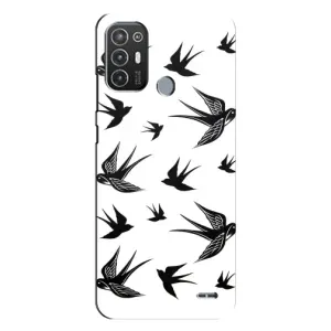 Чохол з пташками на TECNO Pop 6 Pro (BE8) (VPrint)