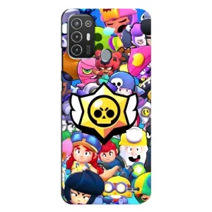 Чехол для TECNO Pop 6 Pro (BE8) Бравл Старс (VPrint)