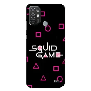 Чехол Гра в кальмара для TECNO Pop 6 Pro (BE8) (Паттерн Игра кальмара)