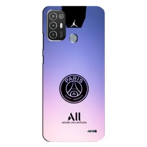 Чехлы PSG для TECNO Pop 6 Pro (BE8) (AlphaPrint) (лого PSG)
