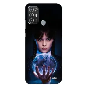 Чехол с дизайном Венздей 2 на TECNO Pop 6 Pro (BE8) (Магическая сфера Уэнздей)