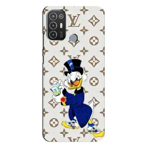Чехлы для TECNO Pop 6 Pro (BE8) - Скрудж МакДак Louis Vuitton (PREMIUMPrint) (Макдак на стиле)