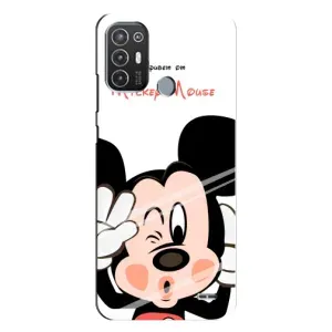 Міккі Маус чохол для TECNO Pop 6 Pro (BE8) (AlphaPrint - Мультяшні) (Маус Міккі)