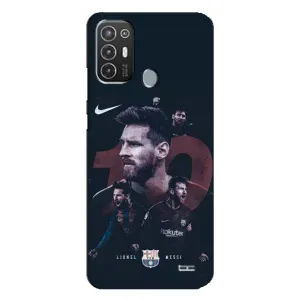 Чехлы Месси для TECNO Pop 6 Pro (BE8) (AlphaPrint) (Месси 10)