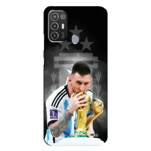 Чохли для TECNO Pop 6 Pro (BE8) (Leo чемпіон) (AlphaPrint) (Мессі Чемпіон)