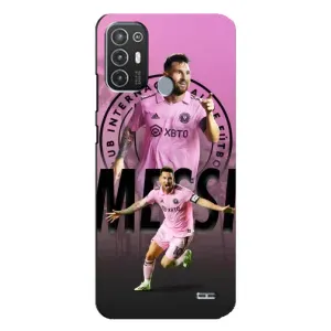 Чохли для ТЕСNО Рop 6 Рro (BE8) - Лео Мессі Маямі (Messi Miami)