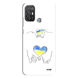 Чехол для Патриота Украины TECNO Pop 6 Pro (BE8) - (AlphaPrint) (Мир Украине)