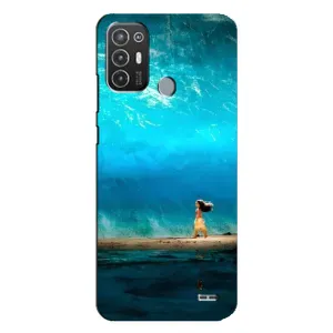 Чехол с мультфильмом Моана TECNO Pop 6 Pro (BE8) (Океан Моана)