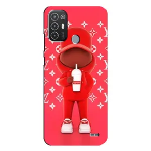 Крутые Чехлы Луи Виттон для TECNO Pop 6 Pro (BE8) (AlphaPrint) (Модный стиль)
