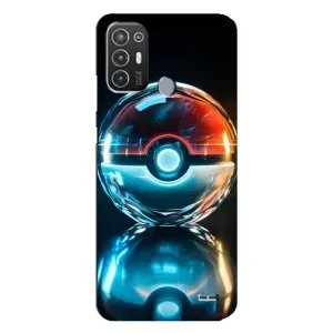Чохол з Пікачу на TECNO Pop 6 Pro (BE8) (М'яч Пікачу)