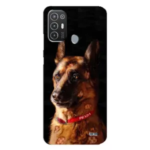 Чохли з картинкою животних TECNO Pop 6 Pro (BE8) (Овчарка)