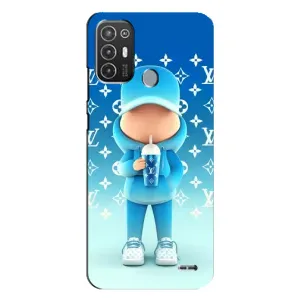 Крутые Чехлы Луи Виттон для TECNO Pop 6 Pro (BE8) (AlphaPrint) (Парень LV)