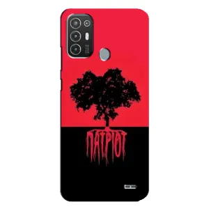 Украинские Чехлы для TECNO Pop 6 Pro (BE8) с картинкой УПА (AlphaPrint) (Патриот)