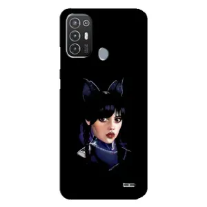 Чехлы Венсдей на TECNO Pop 6 Pro (BE8) Уэнсдей (AlphaPrint)