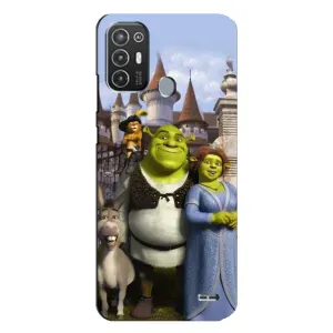 Чохол з мультфільмом Шрек на TECNO Pop 6 Pro (BE8)