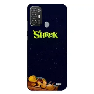 Чехол с принтом «Отдыхающий Шрек» для TECNO Pop 6 Pro (BE8)