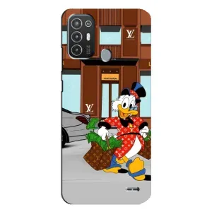 Чехлы для TECNO Pop 6 Pro (BE8) - Скрудж МакДак Louis Vuitton (PREMIUMPrint) (Скрудж ЛВ)