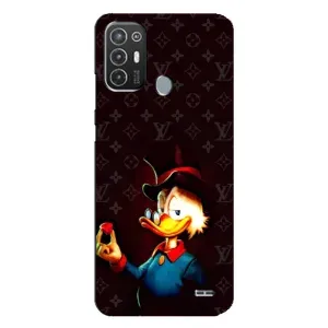Чехлы для TECNO Pop 6 Pro (BE8) - Скрудж МакДак Louis Vuitton (PREMIUMPrint) (Скрудж с бриллиантом)