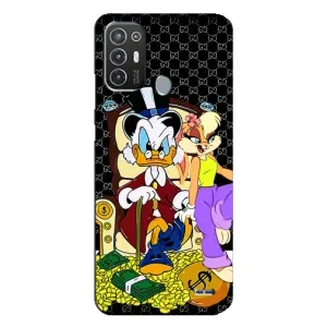 Чехлы для TECNO Pop 6 Pro (BE8) - Скрудж МакДак Louis Vuitton (PREMIUMPrint) (Стильная Утка)