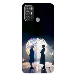 Чехлы Венсдей на TECNO Pop 6 Pro (BE8) Уэнсдей (AlphaPrint) (Уэнздей и Инид)