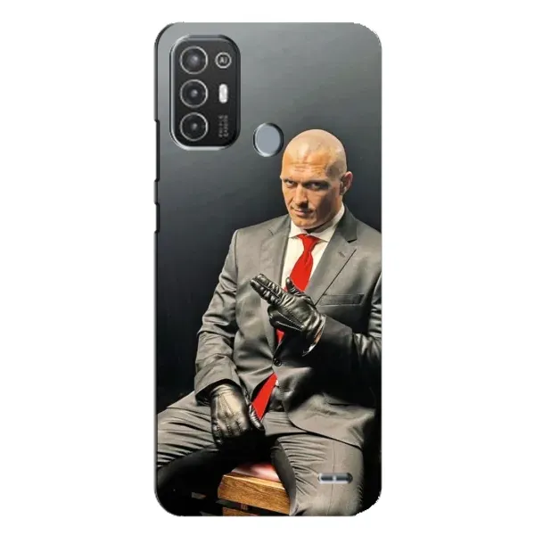 Чехол с принтом «Усик Hitman» для TECNO Pop 6 Pro (BE8)