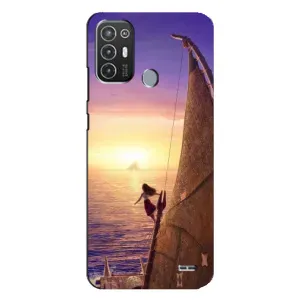 Чехол с мультфильмом Моана TECNO Pop 6 Pro (BE8) (Закат Ваяна)