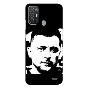 Чохол для TECNO Pop 6 Pro (BE8) (AlphaPrint - с принтом Зеленського)