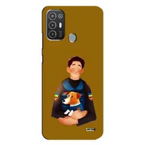 Чехлы с картинкой собаки Патрон для TECNO Pop 6 Pro (BE8) (AlphaPrint) (ЗСУ Патрон)