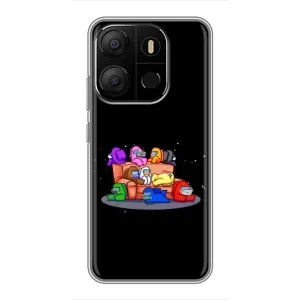Чехол Амонг Ас для Tecno Pop 7 Pro (AlphaPrint) (Амонг-ас)