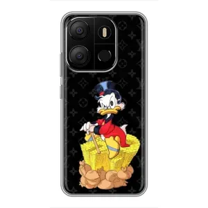 Чехли для Tecno Pop 7 Pro - Скрудж МакДак Louis Vuitton (PREMIUMPrint) (Богатство Макдака)