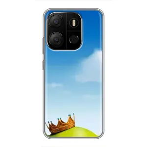 Чехол с мультфильмом Шрек на Tecno Pop 7 Pro (Голова Шрека)