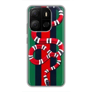 Чохли GUCCI для ТЕСNO Рop 7 Рro (AlphaPrint) (Gucci змія)