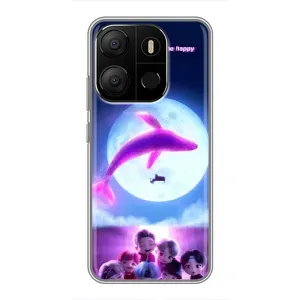 Чехол с принтом «КИТ BTS» для TECNO Pop 7 Pro